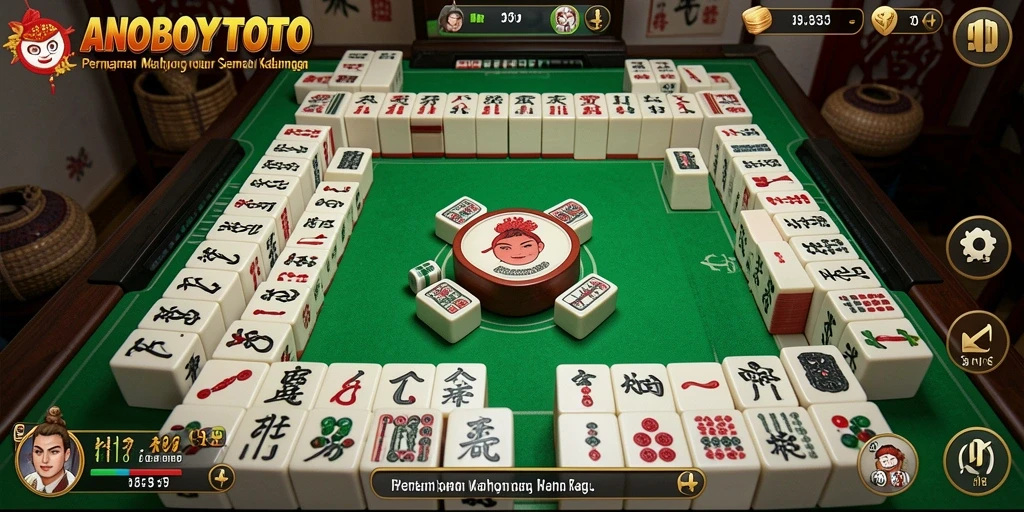 Tampilan screenshot ANOBOYTOTO menampilkan gameplay Mahjong yang seru dan menarik.