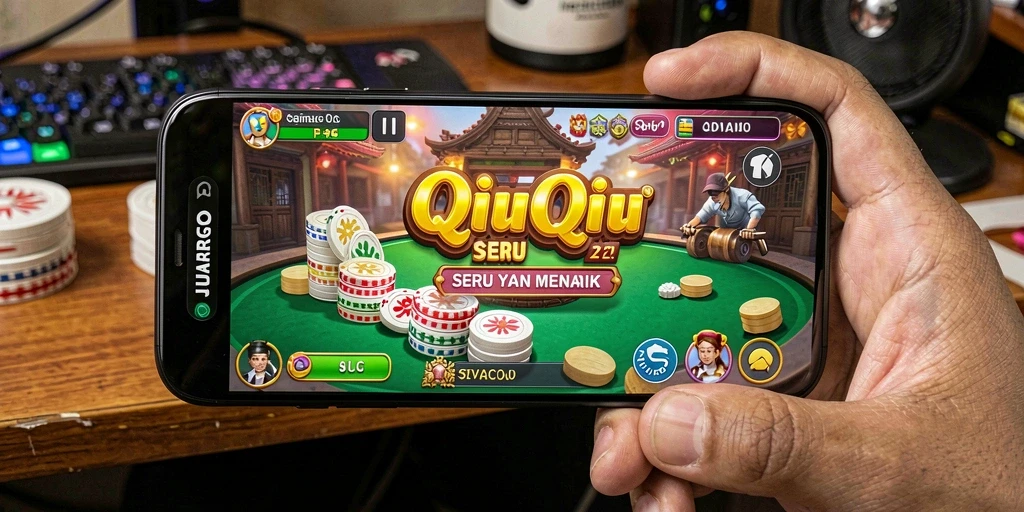 Tampilan gameplay JUARAGO yang menarik dengan suasana QiuQiu.