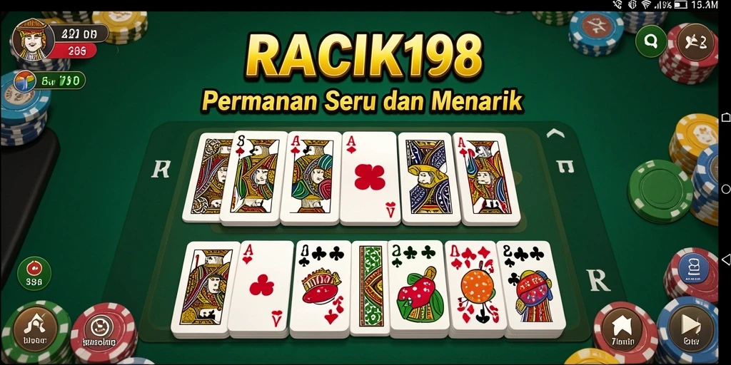 Gameplay seru dan interaktif dalam RACIK198.