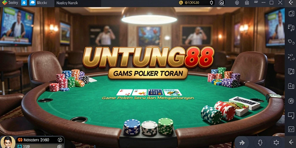 Screenshot UNTUNG88 menunjukkan gameplay Poker yang menarik dan kompetitif.