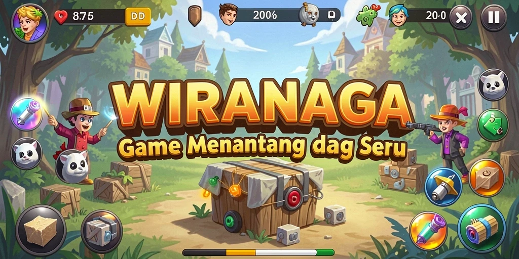 Tampilan seru di WIRANAGA dengan gameplay yang menyegarkan.