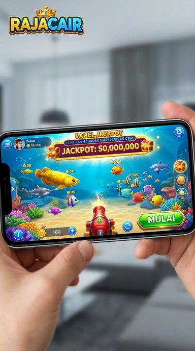 Screenshot aplikasi rajacair dengan menu navigasi yang mudah.